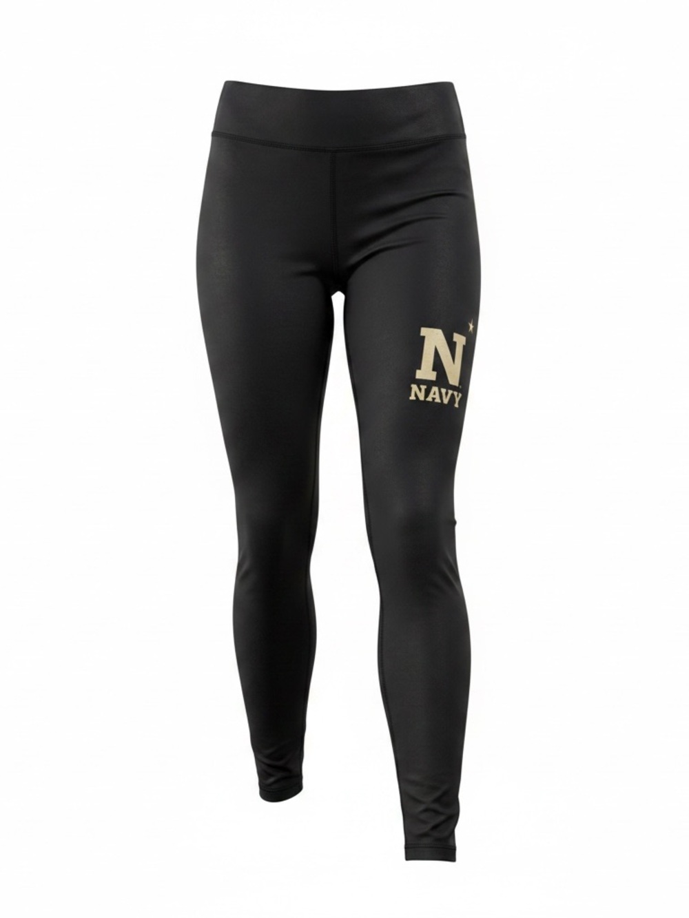 US Navy High-Rise Black Logo Leggings